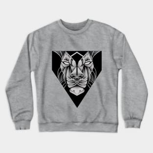 lion black Crewneck Sweatshirt